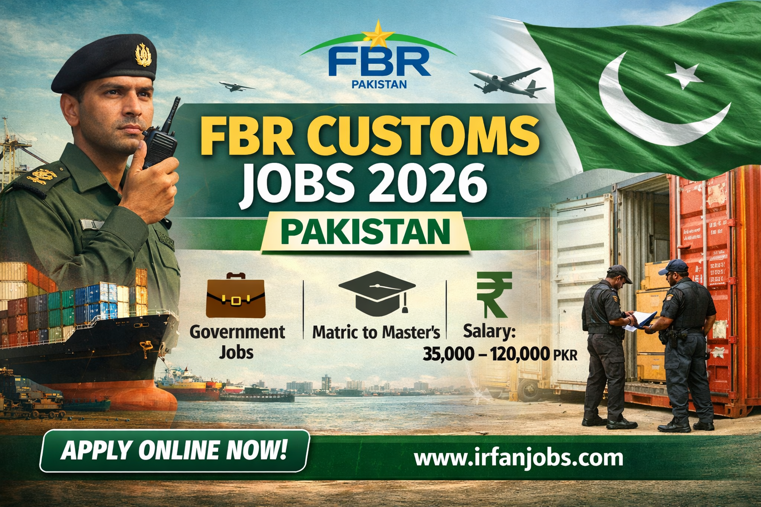 FBR Customs Jobs 2026