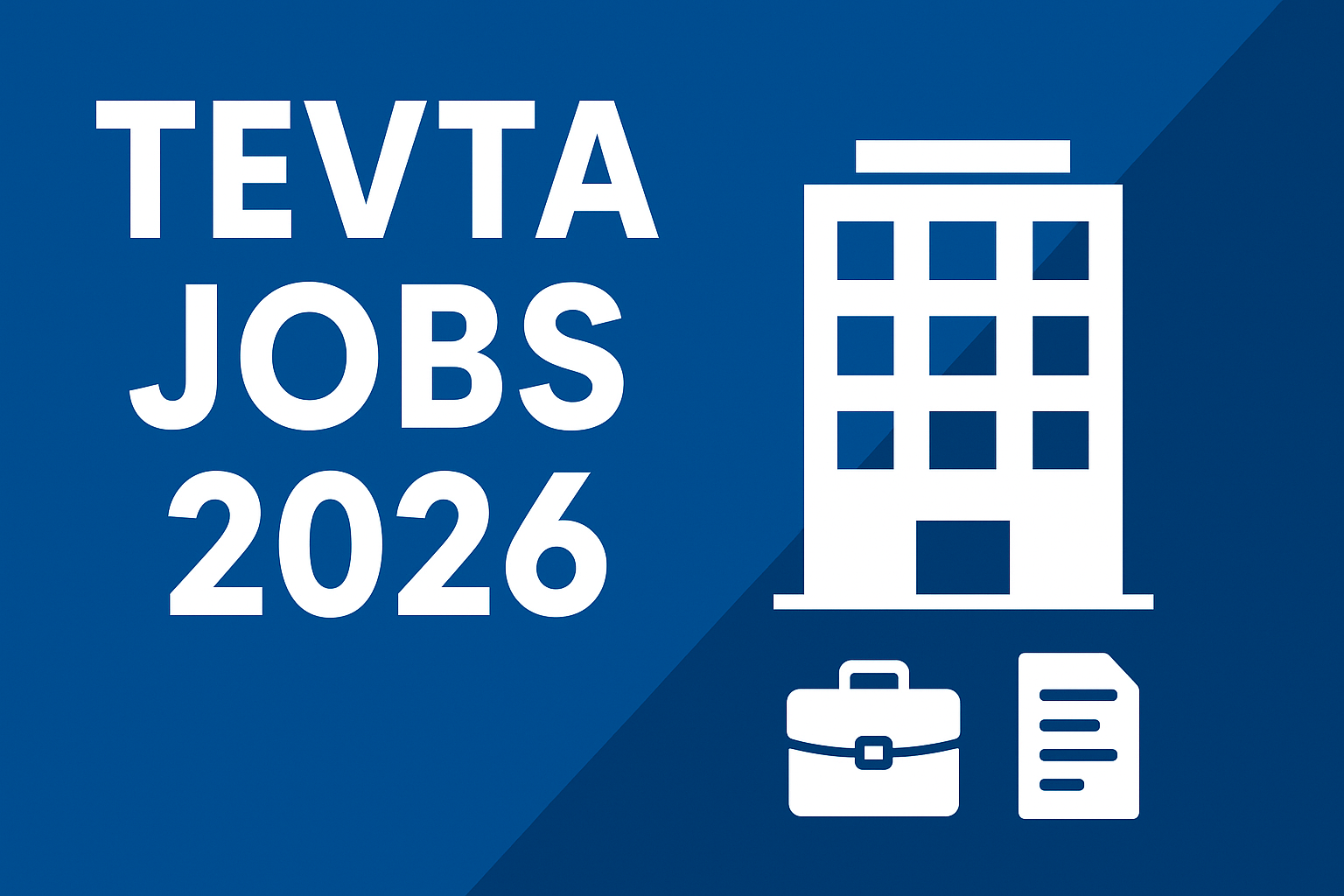 TEVTA Jobs 2026 Join Now