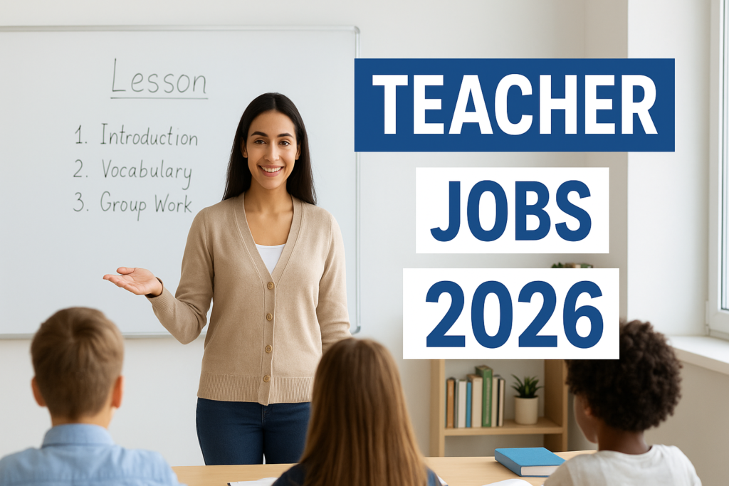 Teacher Jobs 2026 Join Now